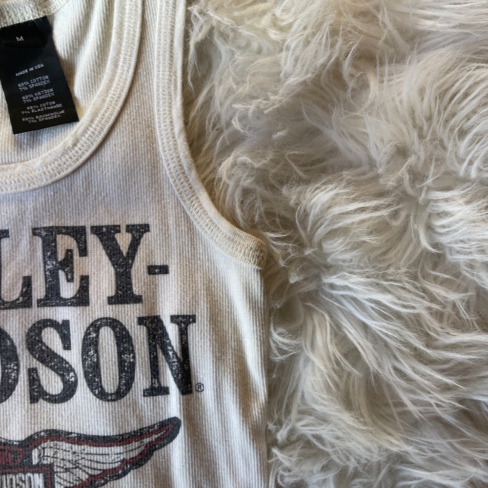 Harley-Davidson White Tank Top - Picture 4 of 7
